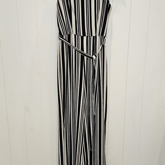 Pants - Monteau Los Angeles Romper Women's Size Medium Black Wide Leg Jumper